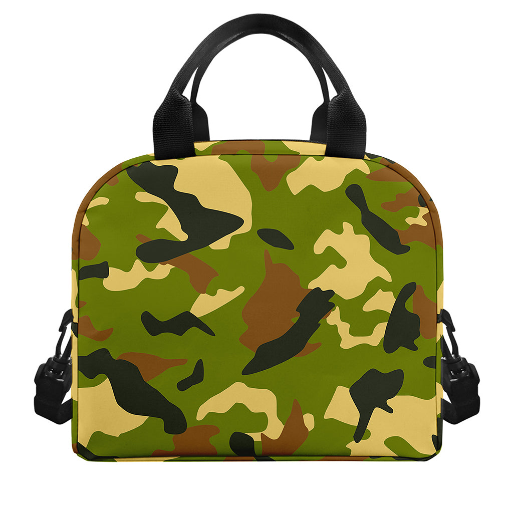 Military Camouflage Print Insulated Lunch Bag