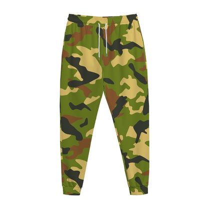 Military Camouflage Print Jogger Pants