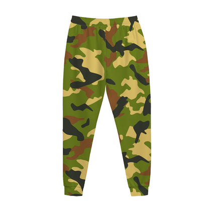 Military Camouflage Print Jogger Pants