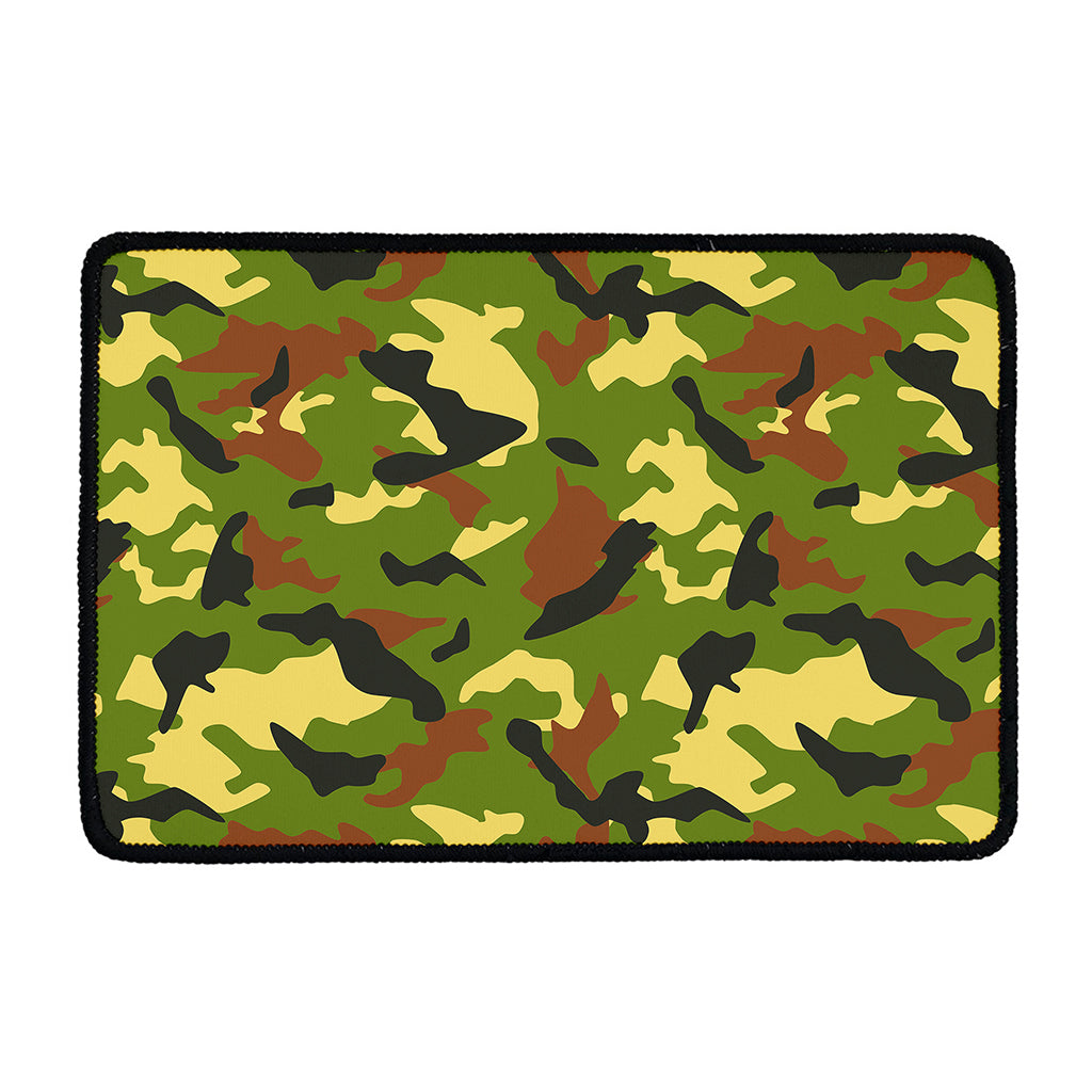 Military Camouflage Print Kitchen Mat