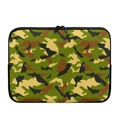 Military Camouflage Print Laptop Sleeve