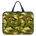 Military Camouflage Print Laptop Sleeve With Handle