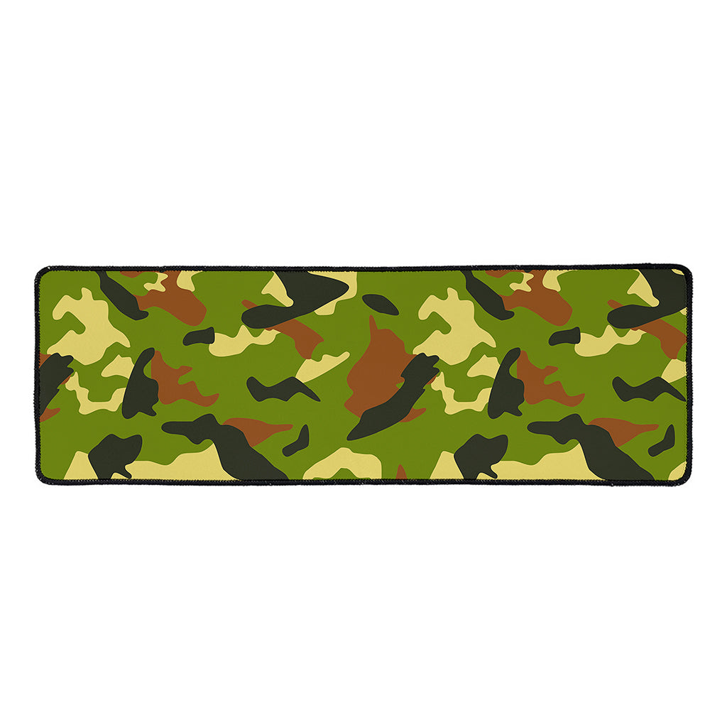 Military Camouflage Print Long Kitchen Mat