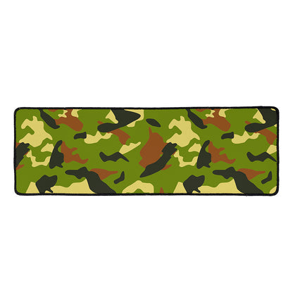 Military Camouflage Print Long Kitchen Mat
