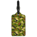 Military Camouflage Print Luggage Tag