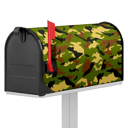 Military Camouflage Print Mailbox Cover