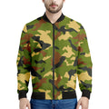 Military Camouflage Print Men's Bomber Jacket