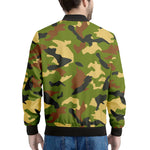 Military Camouflage Print Men's Bomber Jacket