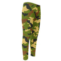 Military Camouflage Print Men's Compression Pants