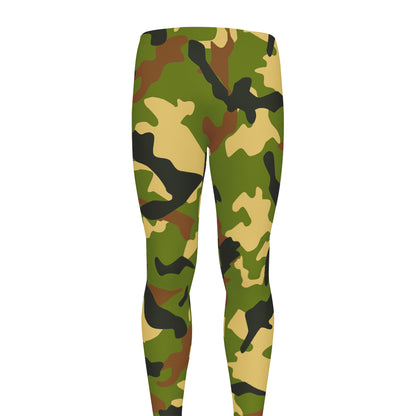 Military Camouflage Print Men's leggings