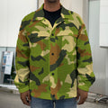 Military Camouflage Print Men's Shirt Jacket
