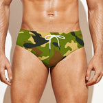 Military Camouflage Print Men's Swim Briefs