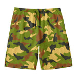 Military Camouflage Print Men's Swim Trunks