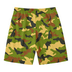 Military Camouflage Print Men's Swim Trunks