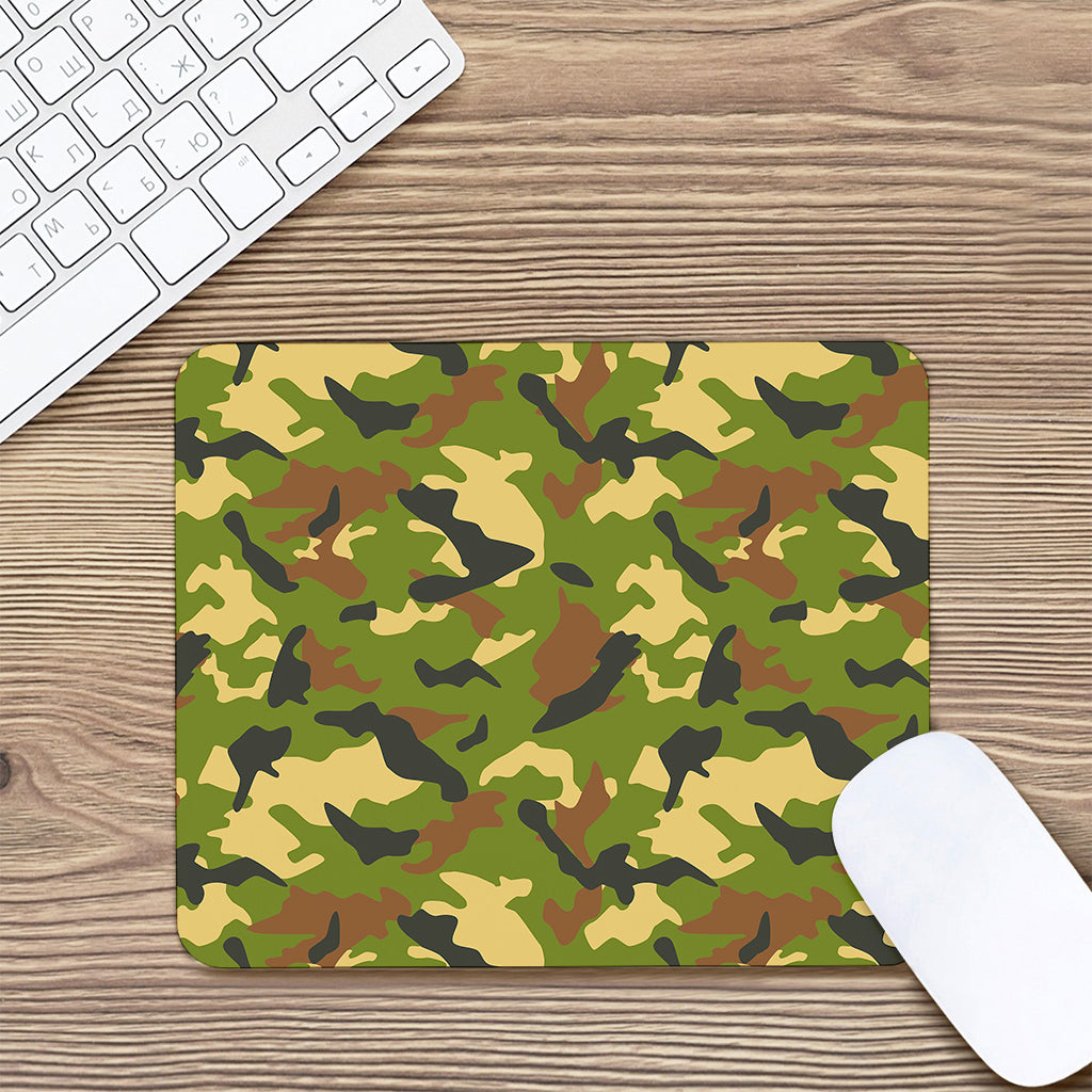Military Camouflage Print Mouse Pad