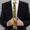 Military Camouflage Print Necktie