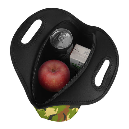 Military Camouflage Print Neoprene Lunch Bag