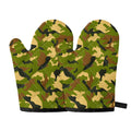 Military Camouflage Print Oven Mitts