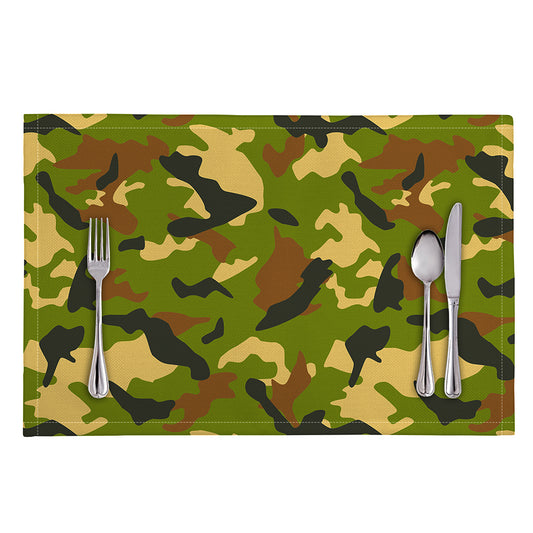 Military Camouflage Print Placemat