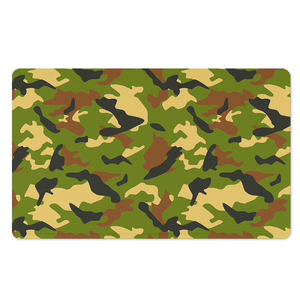 Military Camouflage Print Polyester Doormat