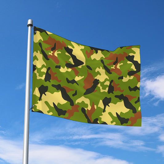 Military Camouflage Print Polyester Flag