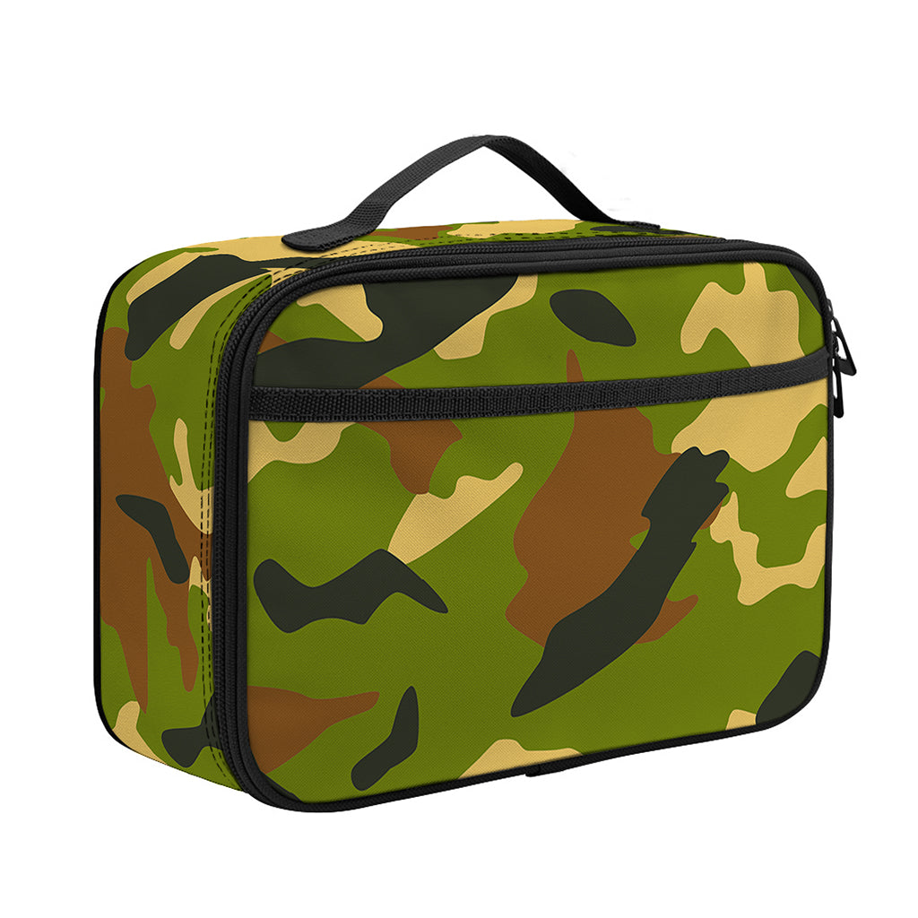 Military Camouflage Print Portable Lunch Bag
