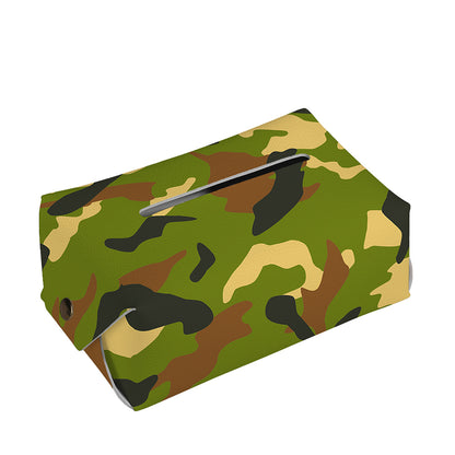 Military Camouflage Print Rectangle Tissue Box Cover