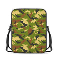 Military Camouflage Print Rectangular Crossbody Bag