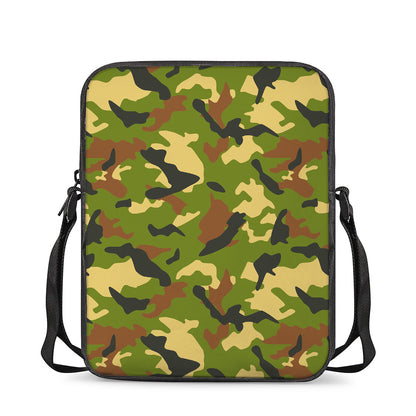 Military Camouflage Print Rectangular Crossbody Bag