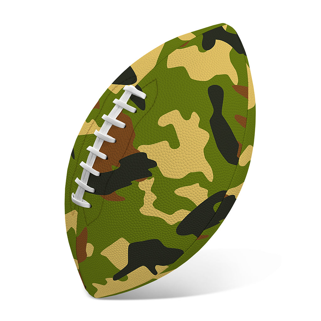 Military Camouflage Print Rugby Ball