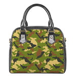 Military Camouflage Print Shoulder Handbag