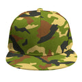 Military Camouflage Print Snapback Cap