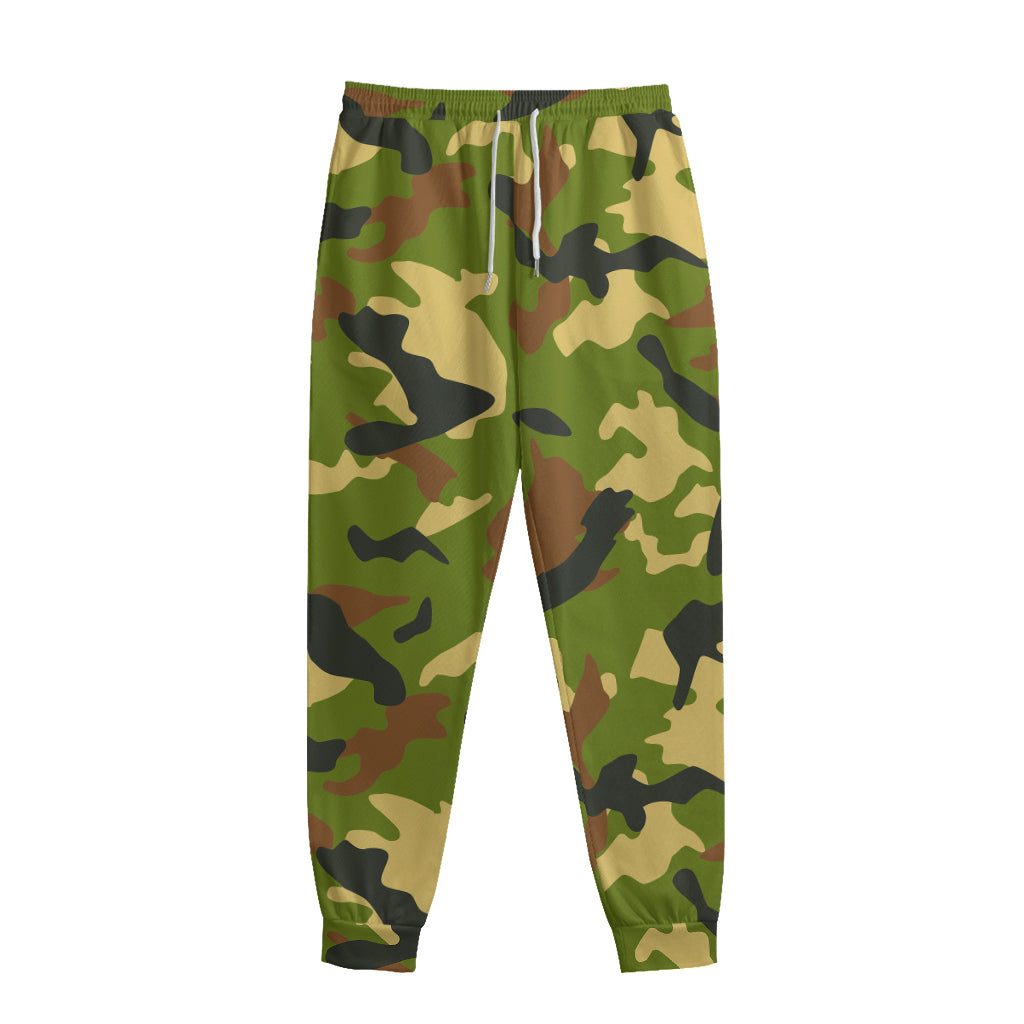 Military Camouflage Print Sweatpants