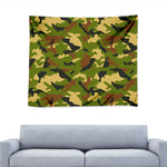 Military Camouflage Print Tapestry