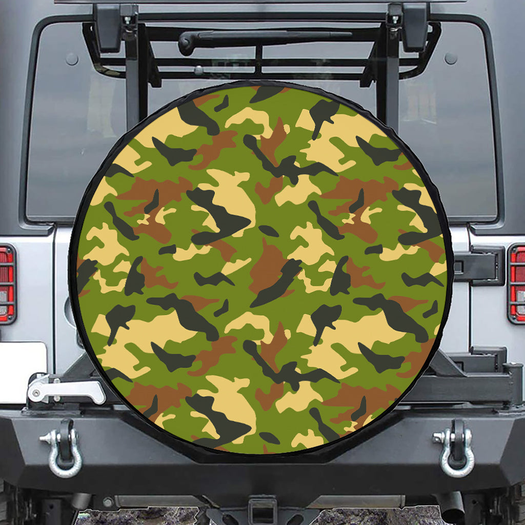 Military Camouflage Print Tire Cover