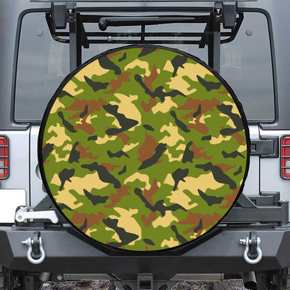 Military Camouflage Print Tire Cover