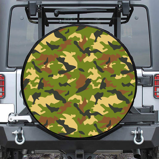 Military Camouflage Print Tire Cover
