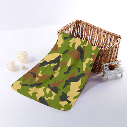 Military Camouflage Print Towel