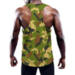 Military Camouflage Print Training Tank Top