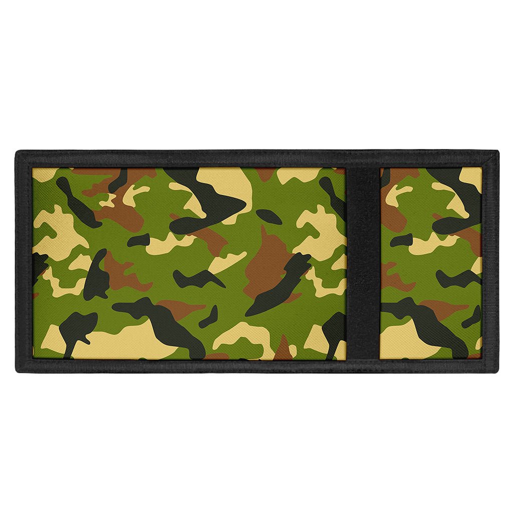 Military Camouflage Print Trifold Wallet