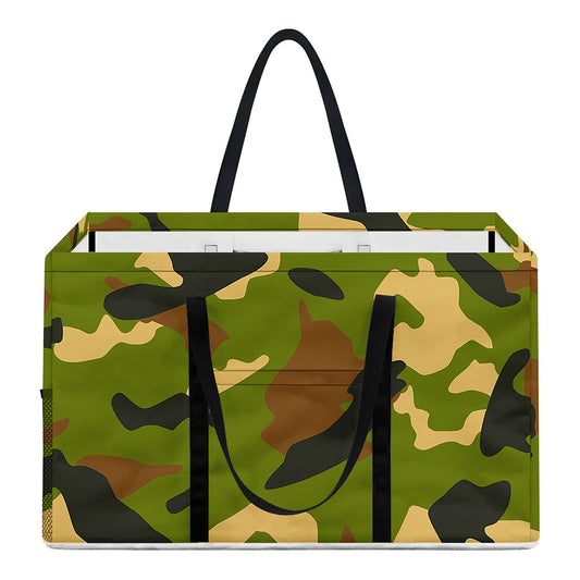 Military Camouflage Print Utility Tote Bag