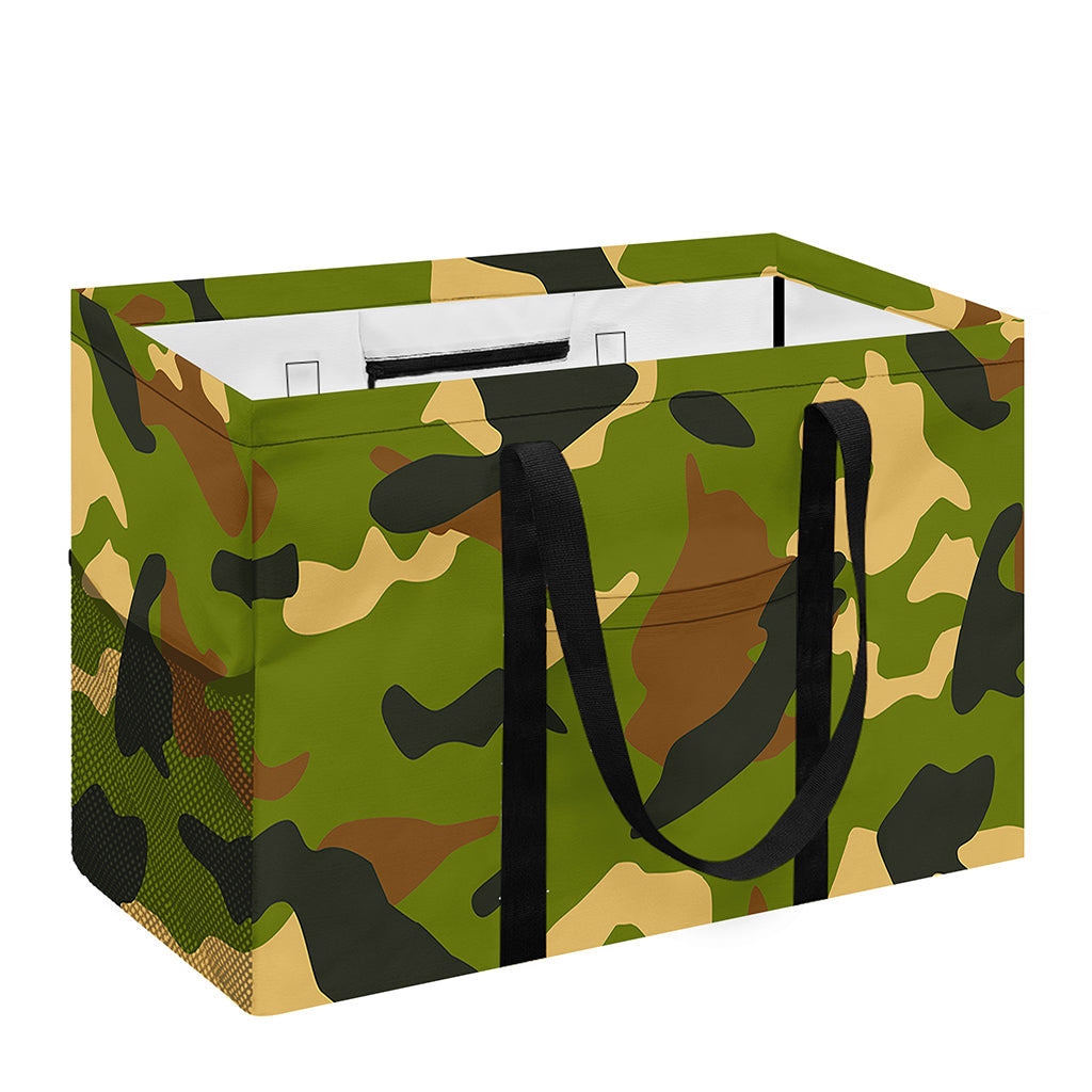 Military Camouflage Print Utility Tote Bag