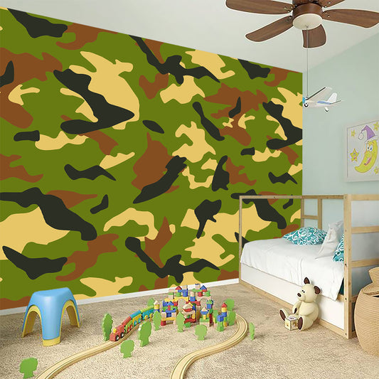 Military Camouflage Print Wall Sticker