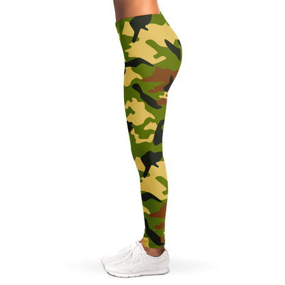 Military Camouflage Print Women's Leggings