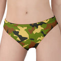 Military Camouflage Print Women's Panties