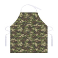 Military Digital Camo Pattern Print Adjustable Apron