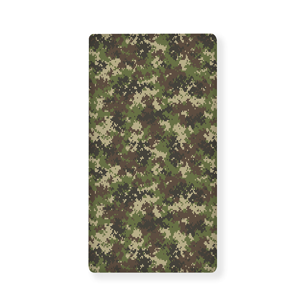 Military Digital Camo Pattern Print Baby Crib Sheet