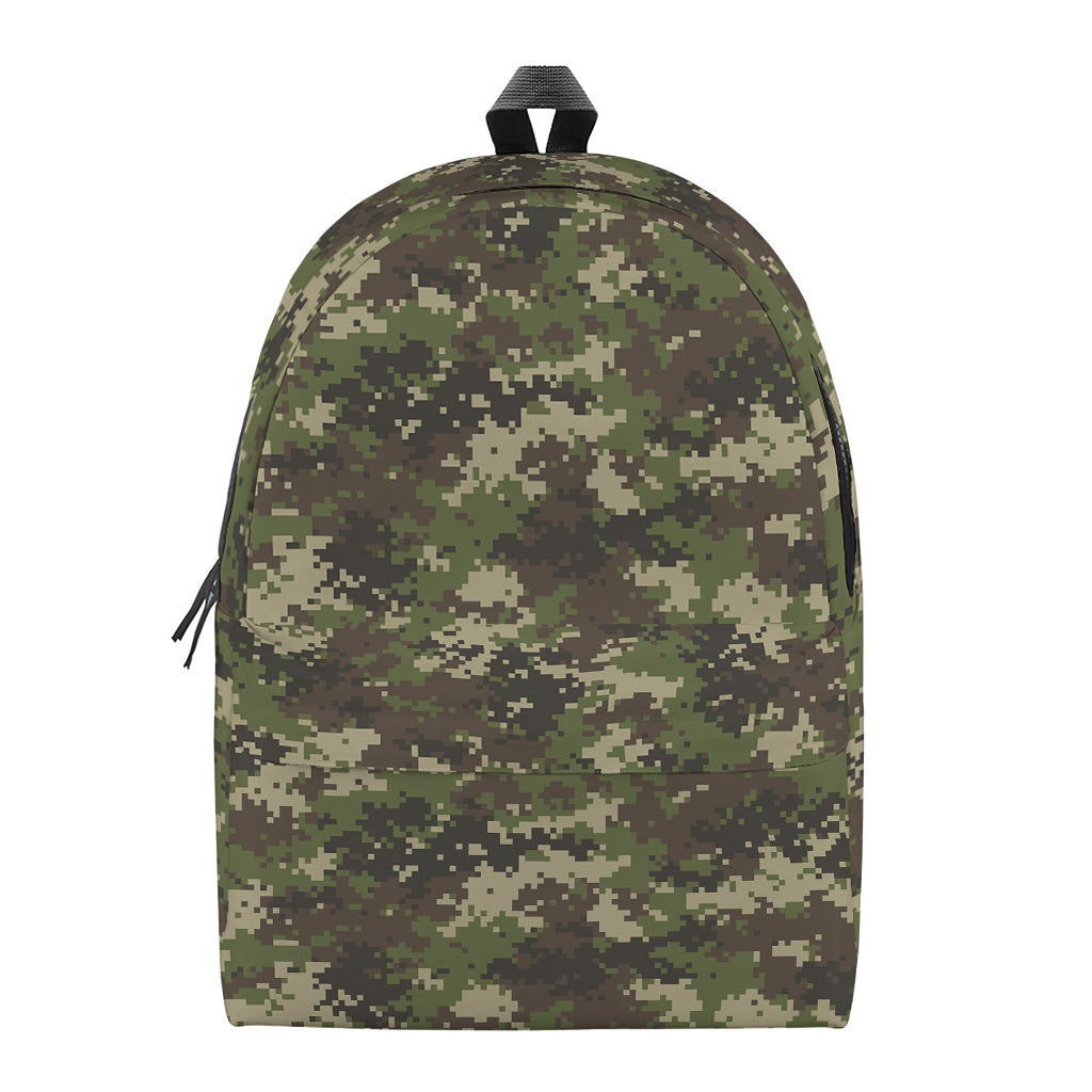 Military Digital Camo Pattern Print Backpack