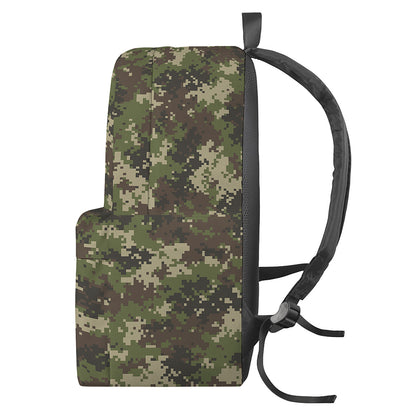Military Digital Camo Pattern Print Backpack