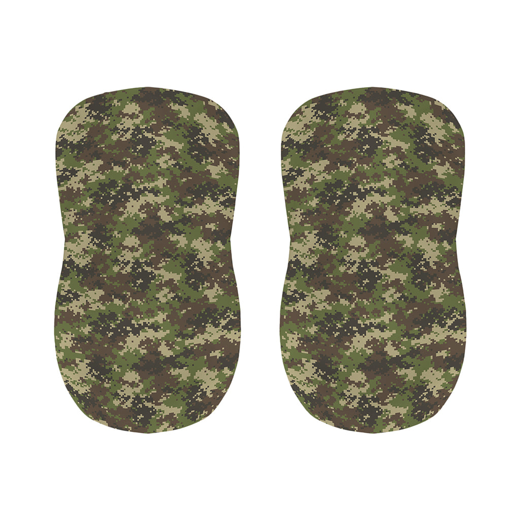 Military Digital Camo Pattern Print Bar Stool Covers